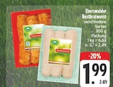 EDEKA Bad Brambach - Rostbratwurst Angebot im Prospekt Rostbratwurst bei EDEKA im Bad Brambach Prospekt für 1,99 €