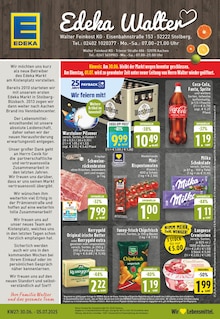 EDEKA Prospekt der Woche "Aktuelle Angebote" Seite 1, 30.06.2025 bis 05.07.2025 für Stolberg Aktueller EDEKA Prospekt "Aktuelle Angebote" Seite 1 von 24 Seiten für Stolberg
