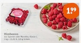 Himbeeren von  im aktuellen tegut Prospekt für 1,99 €