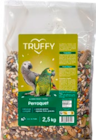 Mélange de graines pour perroquet (2,5 kg) ou grandes perruches (3 kg) - TRUFFY en promo chez Truffaut Mélange de graines pour perroquet (2,5 kg) ou grandes perruches (3 kg) - TRUFFY dans le catalogue Truffaut