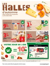 Promos Alimentation dans le catalogue "LES HALLES d'automne" de Auchan Hypermarché Alimentation en promo dans le catalogue Auchan Hypermarché à la page 2