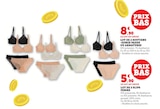 LOT DE 2 SOUTIENS -GORGE PADDE OU ARMATURES en promo à 5,90 € chez Hyper U LOT DE 2 SOUTIENS -GORGE PADDE OU ARMATURES dans le catalogue Hyper U