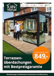 Aktueller Tuin Maximall Weitere Geschäfte Prospekt in Weener und Umgebung, "Terrassenüberdachungen mit Bestpreisgarantie" mit 12 Seiten, 10.02.2025 - 09.03.2025