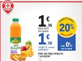 Pur jus multifruits - JAFADEN en promo chez E.Leclerc Pur jus multifruits - JAFADEN dans le catalogue E.Leclerc
