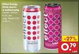 Energy Drink taurin- & koffeinhaltig Angebote von Effect bei Netto Marken-Discount Peine für 0,79 €