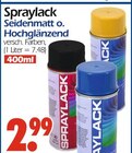 Spraylack Seidenmatt o. Hochglänzend im Wreesmann Prospekt Spraylack Seidenmatt o. Hochglänzend von im aktuellen Wreesmann Prospekt für 2,99 €