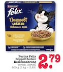 Doppelt lecker Katzennahrung Angebote von Purina Felix bei E center Mannheim für 2,79 €