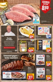 Aktueller REWE Prospekt mit Schweinefleisch, "Dein Markt", Seite 12