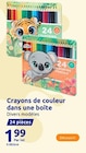 Crayons de couleur dans une boîte à 1,99 € dans le catalogue Action