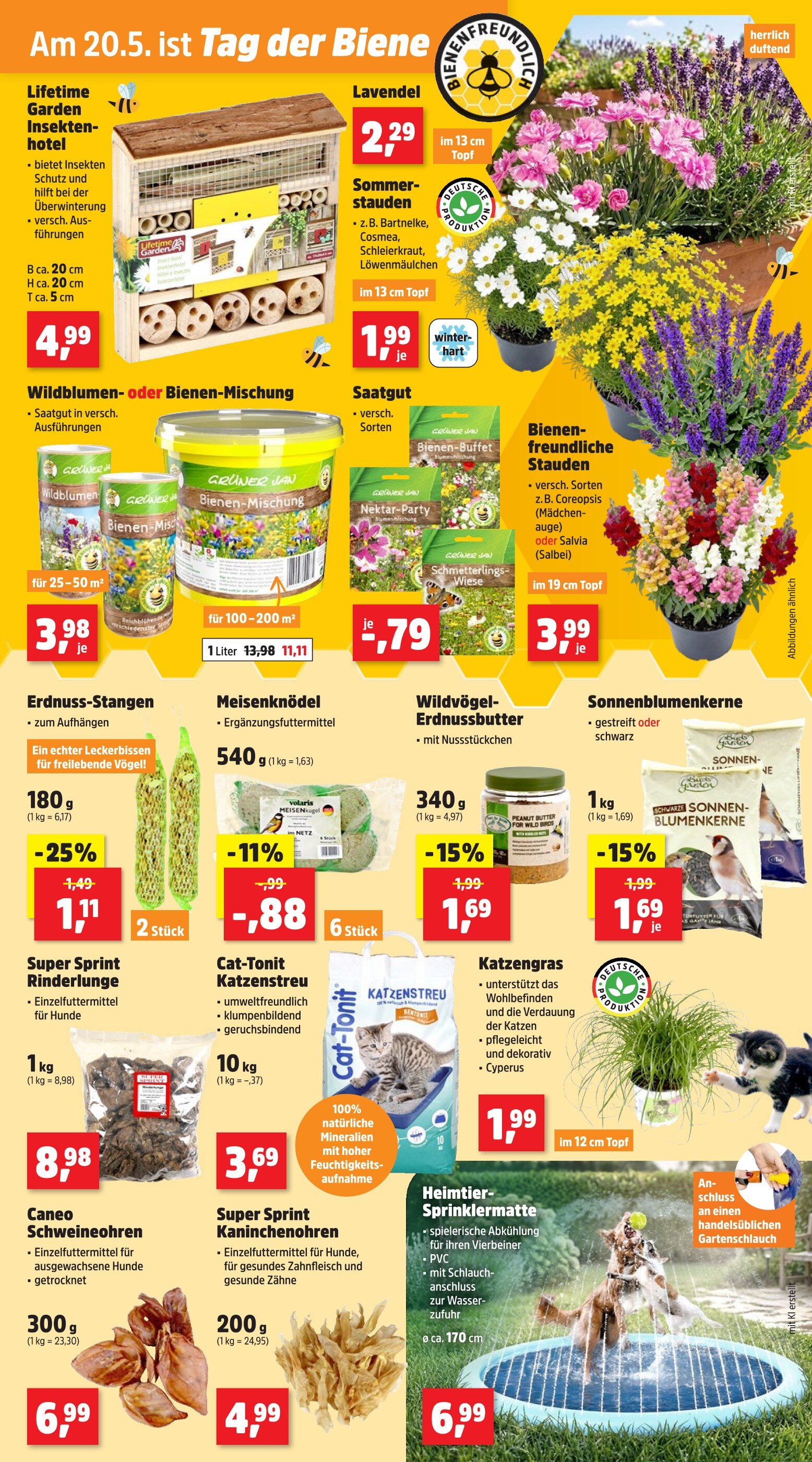 staubfreies katzenstreu Denny BioAnimals® Maisstreu Katzenstreu 30 kg/ 80 L– 100 % natürlich & main image 1
