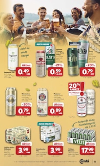Bier im combi Prospekt "Markt - Angebote" mit 33 Seiten (Lippstadt)