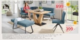 Esstisch, Eckbank, Stuhl oder Hockerbank im Angebot bei Möbelzentrum Pforzheim in Stuttgart Esstisch, Eckbank, Stuhl oder Hockerbank Angebote von Dieter Knoll bei Möbelzentrum Pforzheim Stuttgart für 399,00 €