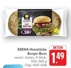 Herzstücke Burger Buns bei EDEKA im Geislingen Prospekt für 1,49 €