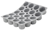 Moule silicone 20 mini-cannelés bordelais Elastomoule - DE BUYER dans le catalogue Culinarion