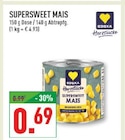 SUPERSWEET MAIS im Angebot bei Marktkauf in Gelsenkirchen SUPERSWEET MAIS Angebote von EDEKA Herzstücke bei Marktkauf Gelsenkirchen für 0,69 €