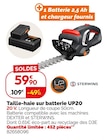 Taille-haie sur batterie UP20 - STERWINS dans le catalogue Weldom