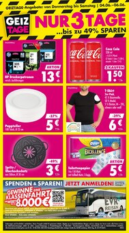Cola im aktuellen Mäc-Geiz Prospekt (Pirna) Cola im Mäc-Geiz Prospekt "Aktuelle Angebote" mit 12 Seiten (Pirna)