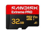Extreme PRO® microSD™ UHS-I-Karte, Micro-SD Speicherkarte, 32 GB, 100 MB/s von SANDISK im aktuellen MediaMarkt Saturn Prospekt für 31,99 €