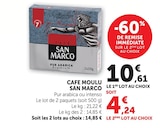 Café Moulu - SAN MARCO en promo chez U Express Limoges à 4,24 €