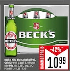 Aktuelle Becks Angebote bei Marktkauf in Freiburg (Breisgau) Aktuelles Pils, Blue Alkoholfrei, Gold Angebot bei Marktkauf in Freiburg (Breisgau) ab 10,99 €