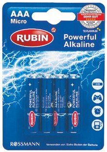 Batterien Mignon AA oder Micro AAA bei Rossmann in Minden Batterien Mignon AA oder Micro AAA im Angebot bei Rossmann Minden für 0,79 €