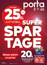 Möbel & Einrichtung Prospekt von porta Möbel Insel Hiddensee porta Möbel Prospekt: "SUPER SPAR TAGE", 8 Seiten, 15.03.2026 - 28.03.2026