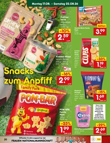 Süßigkeiten im aktuellen Netto Marken-Discount Prospekt (Mönchengladbach) Süßigkeiten im Netto Marken-Discount Prospekt "Aktuelle Angebote" mit 65 Seiten (Mönchengladbach)