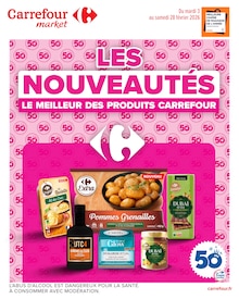 Catalogue Carrefour Market de la semaine "LES NOUVEAUTÉS" avec 12 pages, valide du 03/02/2026 au 28/02/2026 pour Issoire et alentours Prospectus Carrefour Market de la semaine "LES NOUVEAUTÉS" avec 12 pages, valide du 03/02/2026 au 28/02/2026 pour Issoire et alentours