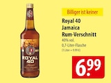 Aktuelles Royal 40 Jamaica Rum-Verschnitt Angebot bei famila Nordost in Lübeck ab 6,99 €