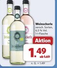 Weinschorle für 1,49 € bei combi im Angebot Weinschorle im aktuellen combi Prospekt