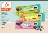 Bio Protein Cake Bar im Müller Prospekt Bio Protein Cake Bar von VEGANZ im aktuellen Müller Prospekt für 1,99 €