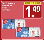 Müllbeutel Angebote von Gut & Günstig bei WEZ Bad Oeynhausen für 1,49 €