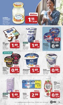 Milch im combi Prospekt "Markt - Angebote" mit 37 Seiten (Hannover)