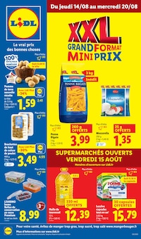 Prospectus Lidl en cours, "XXL GRAND FORMAT MINI PRIX", page 1 sur 72