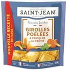 Pâtes fraîches aux girolles poêlées & persil de la Drôme - SAINT-JEAN dans le catalogue Intermarché