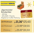 Kräuterlikör Angebote von Jägermeister bei Metro Mettmann für 25,42 €