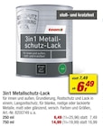 3in1 Metallschutz-Lack Angebote von toom bei toom Baumarkt Castrop-Rauxel für 6,49 €