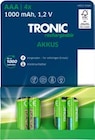 Batterien im Lidl Prospekt Micro-NiMH-Akkus von TRONIC im aktuellen Lidl Prospekt für 3,99 €