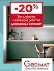 Promo -20% sur toutes les cuisines des gammes ACCESSION & CONFORT à  dans le catalogue Gedimat à Saint-Pair-sur-Mer