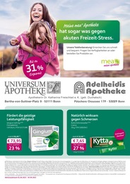 Apotheke Prospekt von mea - meine apotheke Bonn mea - meine apotheke Prospekt: "Unsere September-Angebote", 4 Seiten, 01.09.2023 - 30.09.2023