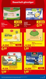 Butter im Lidl Prospekt Butter im Lidl Prospekt "Der Preisführer macht Deutschland dauerhaft günstiger!" auf Seite 11