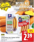 Geflügel-Wiener von Golßener für 2,39 € bei E center im Angebot Geflügel-Wiener von Golßener im aktuellen E center Prospekt
