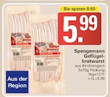 Geflügelbratwurst im Angebot bei WEZ in Löhne Geflügelbratwurst Angebote von Spengemann bei WEZ Löhne für 5,99 €