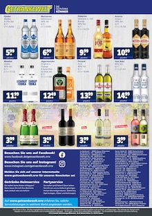 Wodka im aktuellen Getränkewelt Prospekt (Duisburg) Wodka im Getränkewelt Prospekt "DIE GETRÄNKEKÖNNER" mit 4 Seiten (Duisburg)