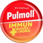 Pastillen, Immun Ingwer-Honig, zuckerfrei von Pulmoll für 1,45 € bei dm-drogerie markt im Angebot Pastillen, Immun Ingwer-Honig, zuckerfrei von Pulmoll im aktuellen dm-drogerie markt Prospekt