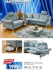 Aktuelles Ecksofa Stoff Angebot bei Polstermöbel Fischer in Regensburg ab 1.998,00 €