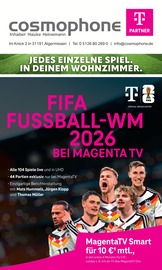 Aktueller cosmophone Weitere Geschäfte Prospekt in Holle und Umgebung, "FIFA FUSSBALL-WM 2026 BEI MAGENTA TV" mit 8 Seiten, 03.02.2026 - 28.02.2026