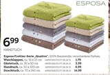 Frottier-Serie „Quattro“ Angebote von Esposa bei XXXLutz Möbelhäuser Leonberg für 1,79 €