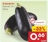 Auberginen für 0,66 € bei Netto Marken-Discount im Angebot Auberginen im aktuellen Netto Marken-Discount Prospekt