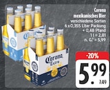 mexikanisches Bier im Angebot bei EDEKA in Buchen mexikanisches Bier Angebote von Corona bei EDEKA Buchen für 5,99 €